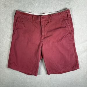 Polo Ralph Lauren Chino Shorts Mens 34 Pink Salmon Relaxed Fit Casual Golf